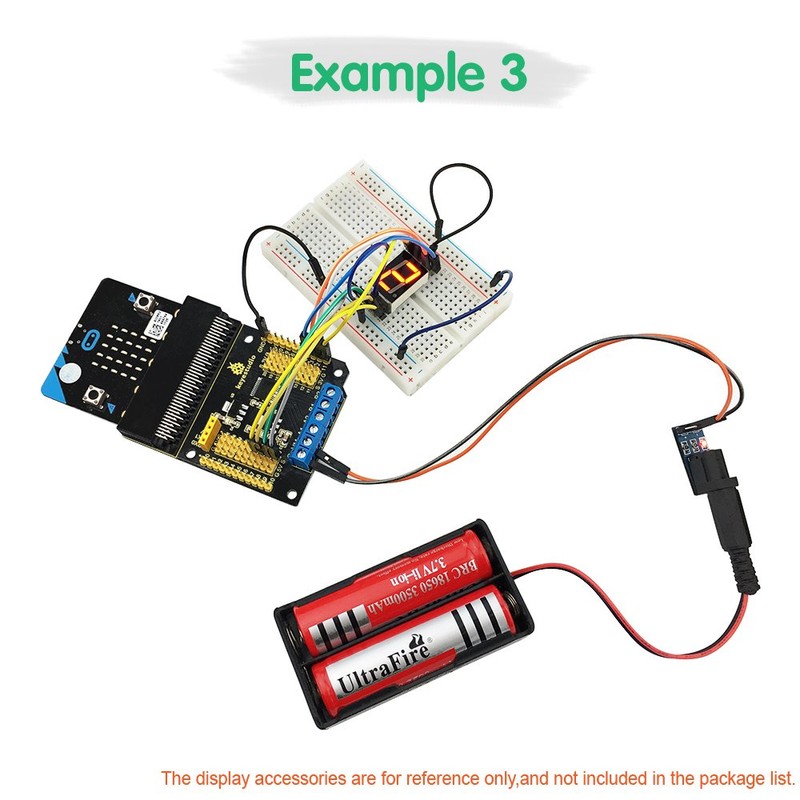 KEYESTUDIO Microbit Motor Driver HAT Breakout Board DRV8833 for BBC