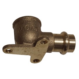 Cornat Press Wall Plate with 1 inch Inner Thread and 1 T65721512B Joint A 15 mm B 1/2 Inch Internal Screw Thread – 1 Rotguss