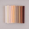 Wool Felt, 10 pcs 9"x12" in Skin Tone Colors, 1