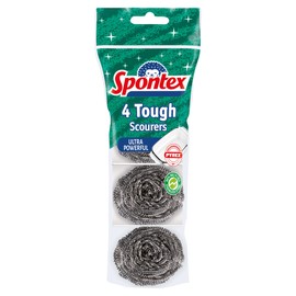 Spontex Tough Topfreiniger, 4 Stück