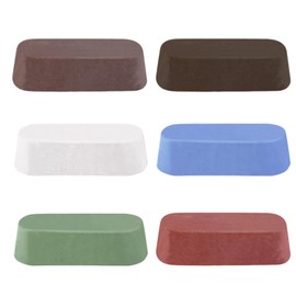 Tworider 6 Pcs Metal Buffing Polishing Compound for Buffing Wheel, Buffing Wheel Compound, Grit Corresponds to The Color from Coarse to Fine for Stainless Steel, Jewelry, Aluminum Polishing Compound