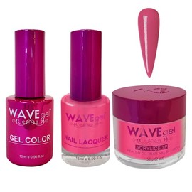 WAVEGEL Soak-Off Gel, Nail Lacquer & Acrylic/Dip Powder Matching Set - Princess Collection - #111 Alexandra