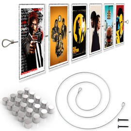 LeTOMA Photo Rope, Picture Wire with Extremely Strong Neodymium Magnets and Suction Cups - Extra-Strong Magnetic Rope, Guaranteed Hold for Photos and Postcards - Also Sticks to Windows