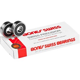 Bones Swiss Skateboard Bearings 8 Pack