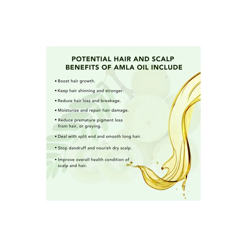 Aceite Esencial Amla Piel + Suave Cabello Y Pestañas Fuertes