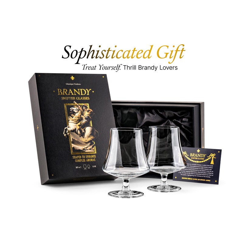 GLASSIQUE CADEAU 15 oz Medium Brandy, Cognac, and Armagnac Snifter