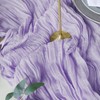 Newthinking 4 Packs Cheesecloth Table Runner, 10 ft Purple Cheesecloth