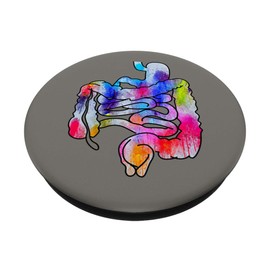 Human Digestive System Gastrointestinal Tract Watercolor Art