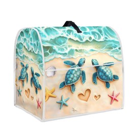 ASQVTIFE Sea Turtle Stand Mixer Covers for Kitchen Fits All Tilt Head and Bowl Lift Models Mixers Oceans Small Kitchen Appliance Covers Compatible with 4.5-5 Quart Tilt Head Bowl Lift Mixers