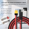 MOOKEERF 10AWG SAE to XT60 Connector Extension Cable 3FT, XT60