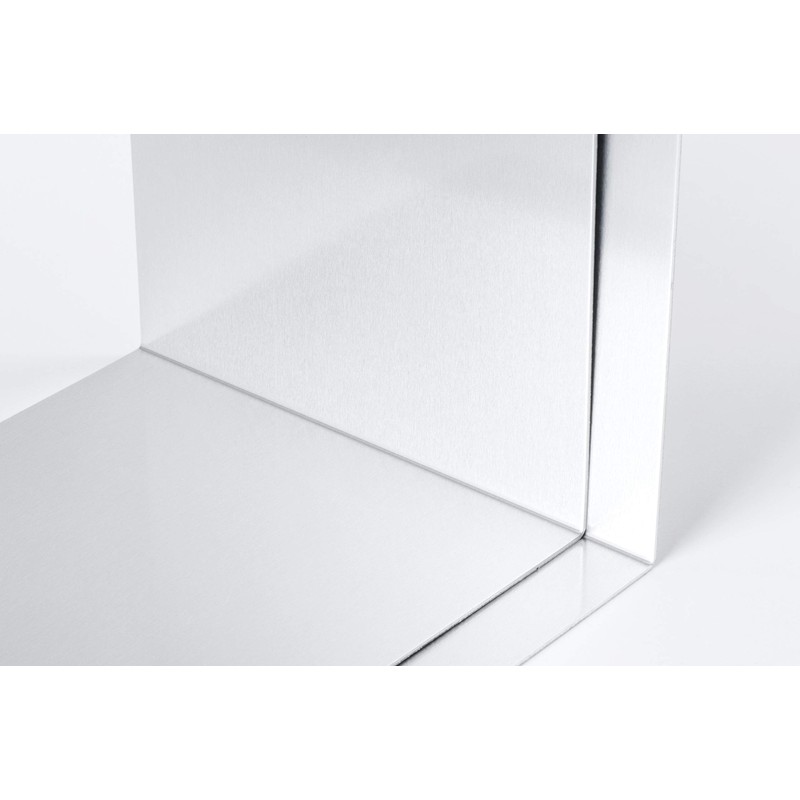 Maul 12 x 12 x 17.5 cm Aluminium Book Ends