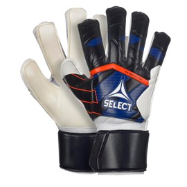 SELECT 04 Protection Youth Goalkeeper Gloves, Blue/White V24, Size 6
