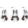WELKINLAND 39Pockets Tool Belts for Men with Suspenders, 4" Padded