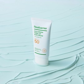 Real Barrier Cica Green Tone-Up Sun Cream SPF 50+ PA++++ 50ml, 2 units / 리얼베리어 시카 그린 톤업 선크림 SPF 50+ PA++++ 50ml, 2개