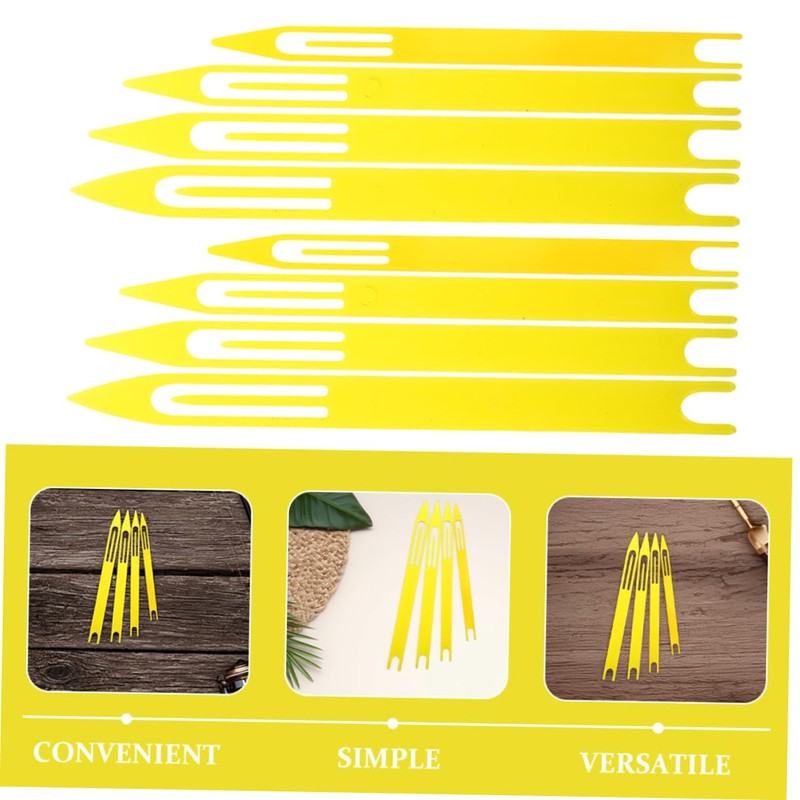 KICHOUSE Professional Net Mending Tools Set 40pcs Plastic Weaving Shuttles
