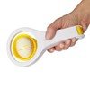 Casabella Hand Held Egg Slicer, Yellow and White
