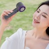 Portable Handheld Turbo Fan USB Rechargeable 14000RPM 100 Speed Quiet