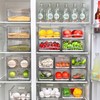 2 Pack Fruit Storage Containers for Fridge with Drain Board,
