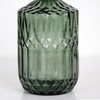 SDlumeiy 18 oz Dark Green Thick Glass Soap Dispenser with