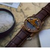 Antique Vibes Present For Men/Women Brown Leather Strap Wrist Watch