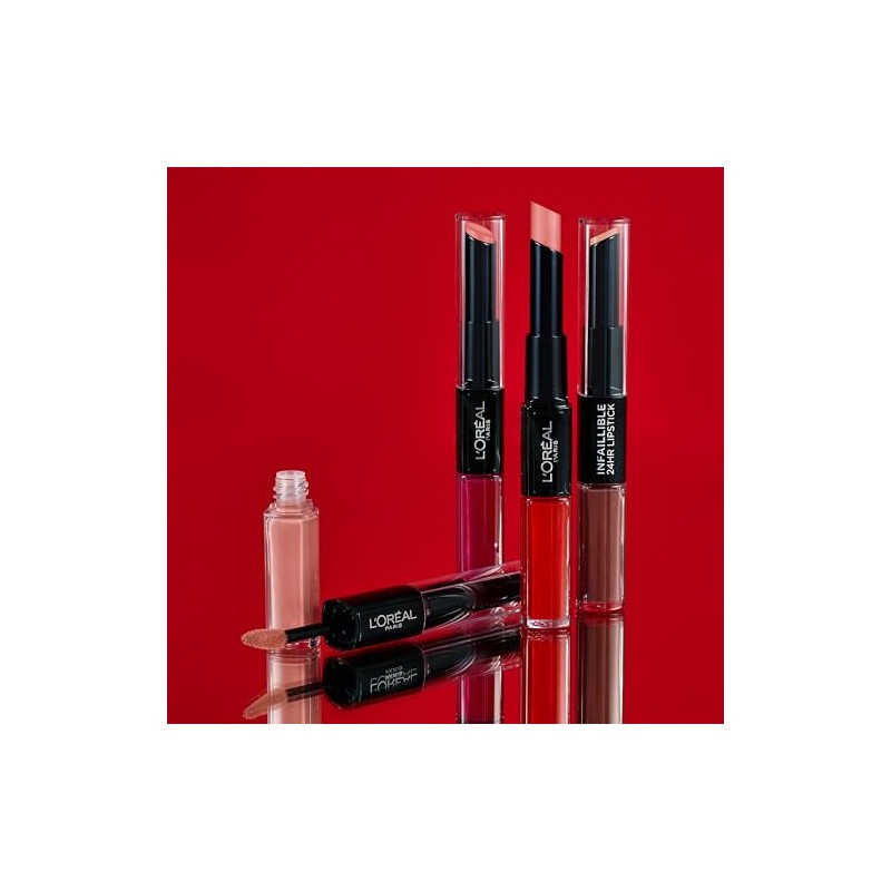 LOreal Paris, Infallible 24Hr Lipstick, Labial De Larga Duración De