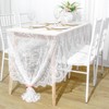 ShinyBeauty Lace Tablecloth Rectangular 152.4 x 304.8 cm Boho Lace