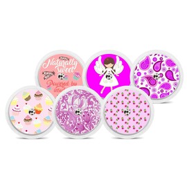 Diasticker® - Stickers for Freestyle Libre 2 Sensor - Set of 6 "Girls"