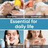 Travel Shampoo Bottle, Empty Plastic Squeeze Bottles 6.8 oz with