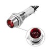 uxcell Indicator Light DC 24V, Red, Metal Shell Panel Mount
