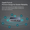 TP-Link TL-SG105, 5 Port Gigabit Unmanaged Ethernet Switch, Network Hub,
