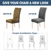 Dubest Dining Chair Covers Set of 4 Stretch Slipcovers Spandex