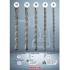 WERHE SDS Plus Concrete Drill Bit Set 5 Pieces 6,