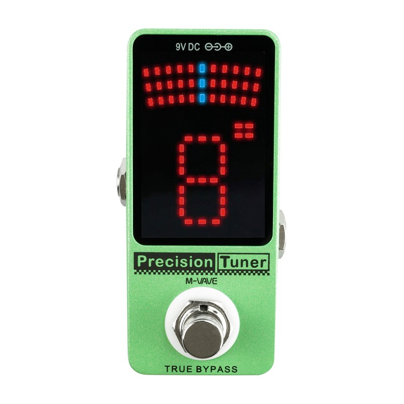 M-VAVE Precision Tuner Pedal LED Display with True Bypass for