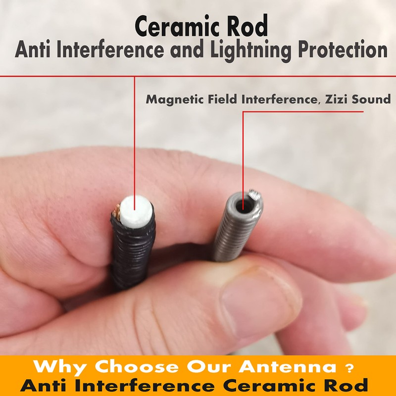 6 3/4 Inch Short Antenna for Nissan Frontier (2005-2019), Nissan