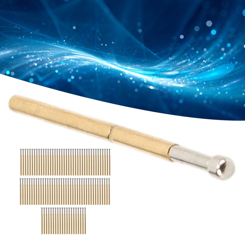 100 Pcs Probe Pins Big Round Head Type P125‑D Electronic