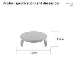 Taicols 4 Replacement Valve Core Covers, One+AC14RL3A Trimmer 18V 24V 40V Weeder Parts Valve Core Covers
