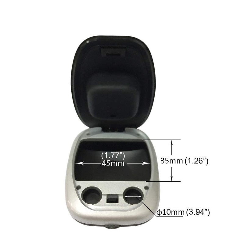 SOUNDLINK Hearing Aid Case Hard Storage Box with Battery Compartment