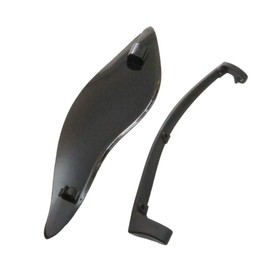Adjustable Wind Deflectors Side Wings Windshield Fairing Side Cover Shield for 2014-2019 Harley Davidson Touring Electra/Street/Tri Glide CVO,Smoke Finish 2pcs