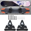 Syagnos Snowboard Wall Mount with Hooks, Snowboard Skateboard Hanging Wall