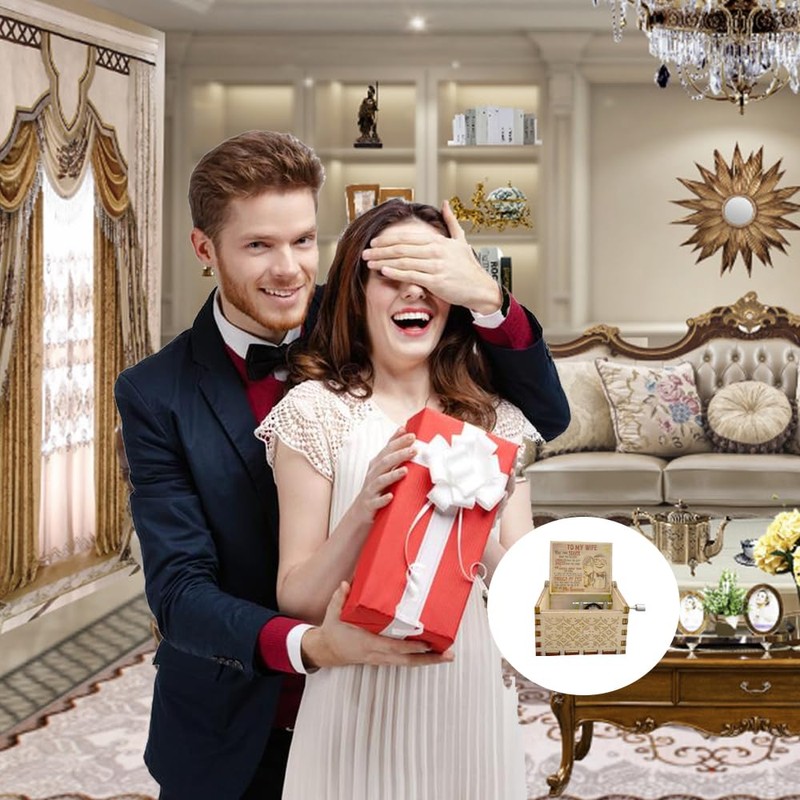 FFTANXS You are My Sunshine Gifts Music box,Gifts for Wife