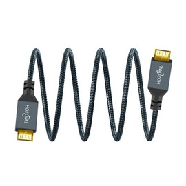 Twozoh Mini HDMI to Mini HDMI Cable 0.3M (HDMI Type C to HDMI Type C) 4K 60Hz, HDMI Mini to HDMI Mini Cable, Eligible Invoice