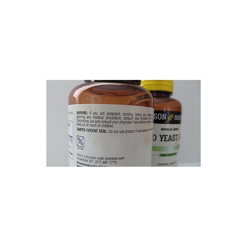 MASON NATURAL Red Yeast Rice Capsules - 60ct, Pack of