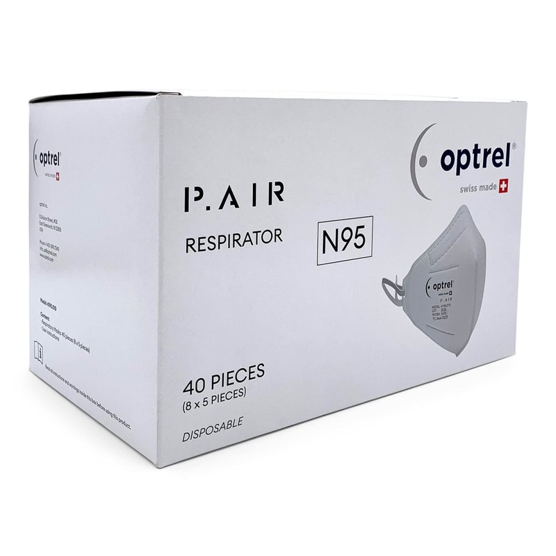 Optrel P.AIR N95 Respirator (Box of 40)