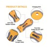 Retractable Razor Blade Scraper Tool, 2 Pack with 20 Extra