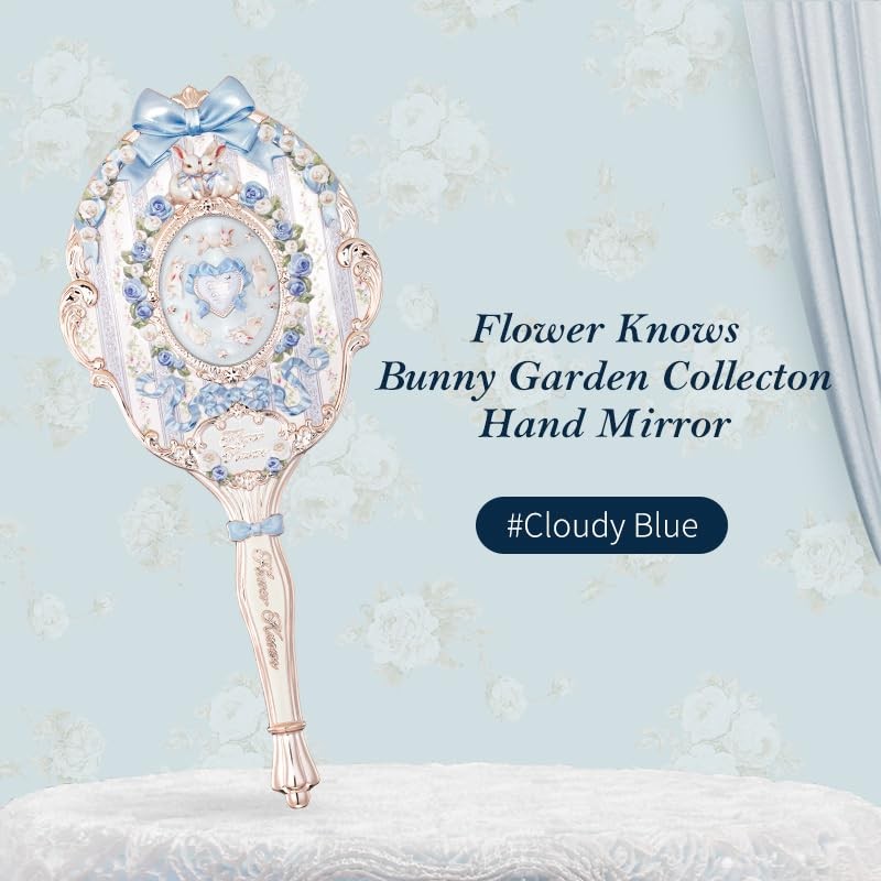 Flower Knows Bunny Garden Collection - Espejo de mano (conejito