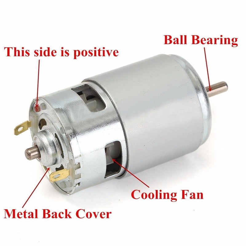 DC 775 Motor 12V-36V 24V 3500-9000RPM 775 Motor Ball Bearing