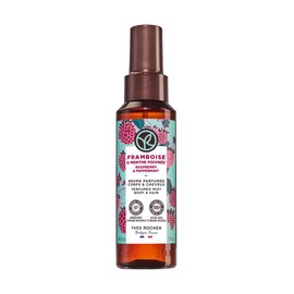 YVES ROCHER - Mist Para Cuerpo y Cabello, Aroma Frambuesa y Hierbabuena, 96% Ingredientes Naturales, Fórmula Vegana y Botella Reciclada - 100 ml