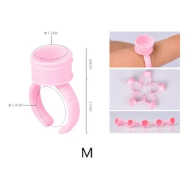 Layana Anillos Para Microblading Pegamento Pigmentos Anillo 200 Pzs