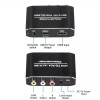 Unbranded HDMI Input to RCA Output+3.5mm Audio Output HDMI to