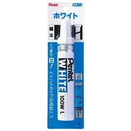 ぺんてる 油性マーカー ホワイト X100W-LD 極太